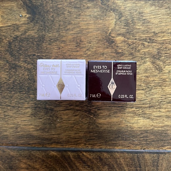 NIB Charlotte Tilbury Eyes To Mesmerise Cream Eyeshadow Pillow Talk & Walk of No - Picture 2 of 5